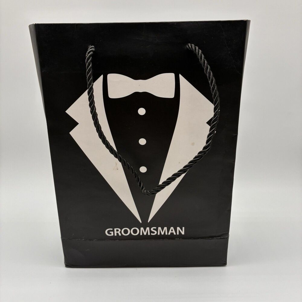 Groomsman Gift Box With Flask, Sunshades, Beard Comb, Metal Ace Of Spades W/ Bag